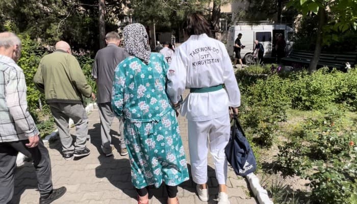 Федерация Таэквондо ГТФ Кыргызской Республики устроила ежегодную благотворительную акцию «Добро»